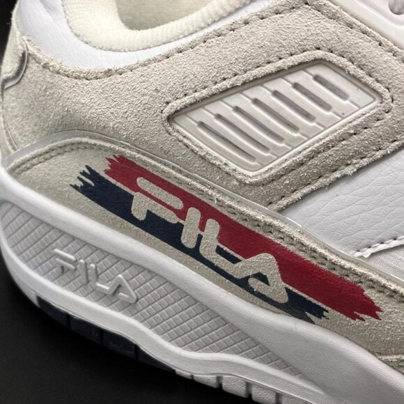 *NEW* FILA Men\'s CORDA Sneaker 126 Size 10 1/2 White/Red/Blue Technology Concept main image 7